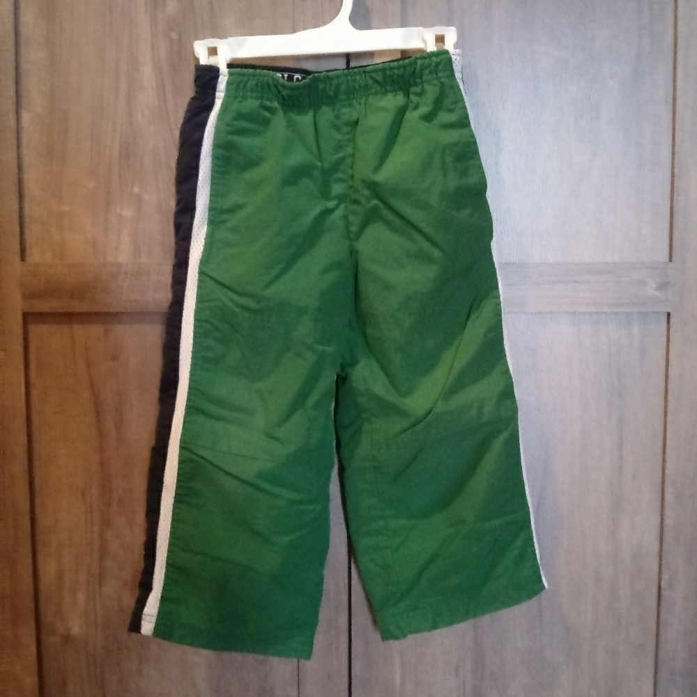 Green 4T windbreaker pants